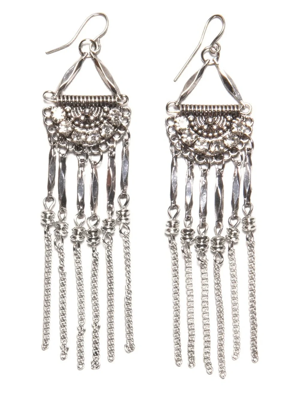 Boho Beaded Dangle Earrings 